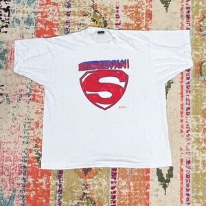 Vintage 80s Oklahoma Sooners Super Fan 1980s NCAA College Single Stitch Tshirt